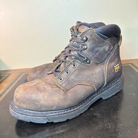 Timberland Pro Series Steel Toe Work Boots 24/7 Men’s Size 12 - Picture 3 of 6